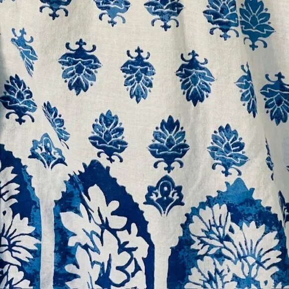 Jude Connally Callie Tunic Top Long Sleeve Button Up 100% Cotton Small - Picture 4 of 8